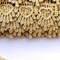 1 Yard 1.5 Inch Wide Metallic Gold Narrow Heart Shape Venice Lace Trim